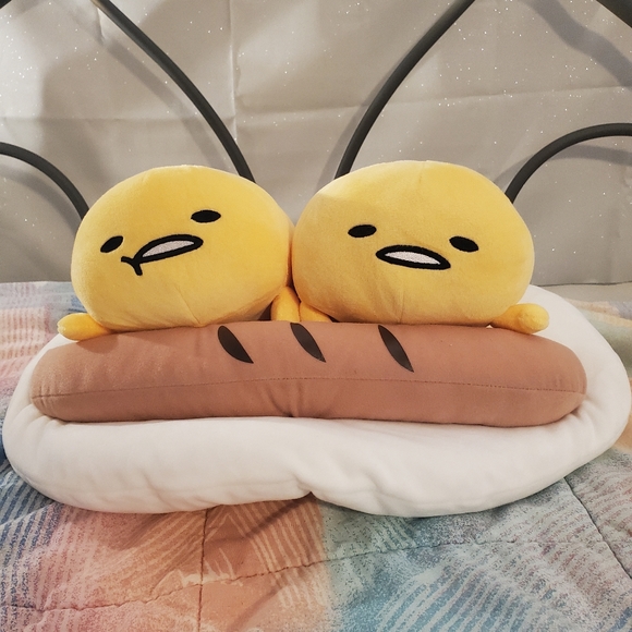 Sanrio | Toys | New Large Gudetama Plush Eggs Sausage Htf Sanrio  Merchandise | Poshmark
